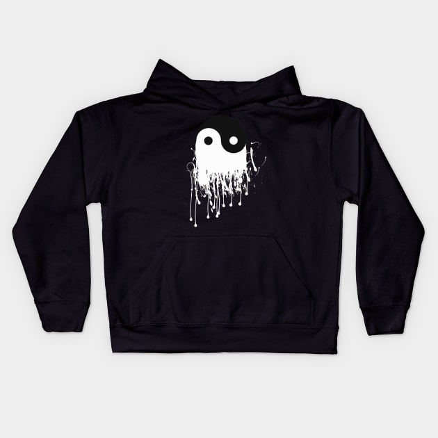 Yin Yang Overflow Kids Hoodie by RuftupDesigns